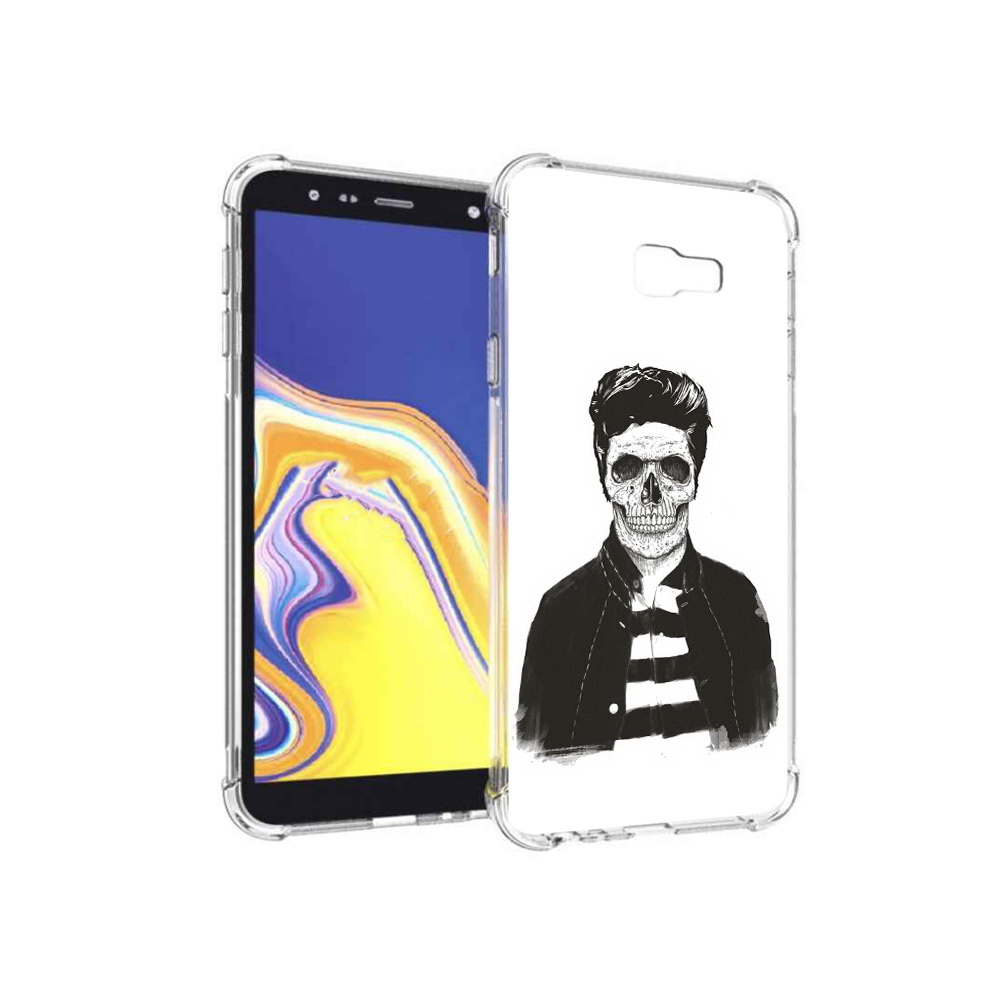 

Чехол MyPads Tocco для Samsung Galaxy J4+ (2018) скелет (PT118081.545.604), Прозрачный, Tocco