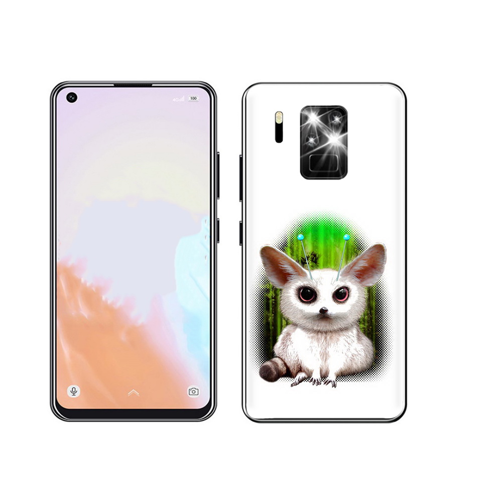 

Чехол MyPads Tocco для Oukitel C18 Pro пушистое животное, Прозрачный, Tocco