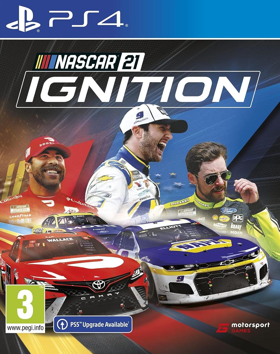 Игра NASCAR 21 Ignition (PlayStation 4, полностью на иностранном языке)