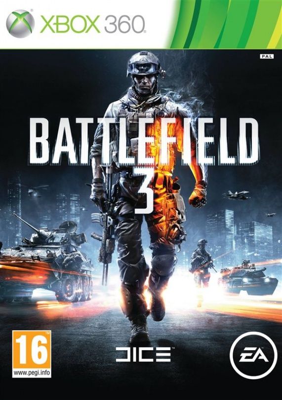 Игра Battlefield 3 (Xbox 360, полностью на иностранном языке)