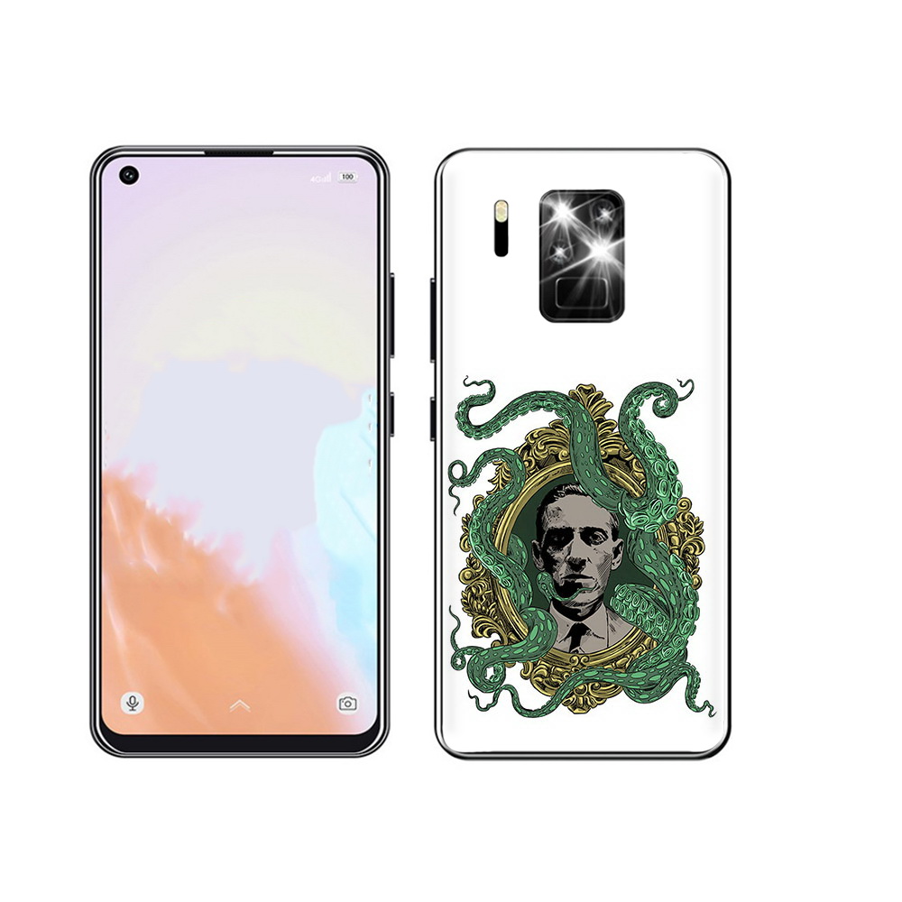 

Чехол MyPads Tocco для Oukitel C18 Pro портрет с кракеном, Прозрачный, Tocco