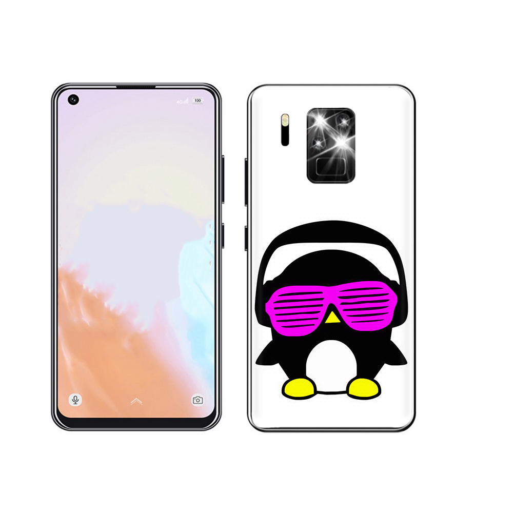 

Чехол MyPads Tocco для Oukitel C18 Pro пингвин, Прозрачный, Tocco
