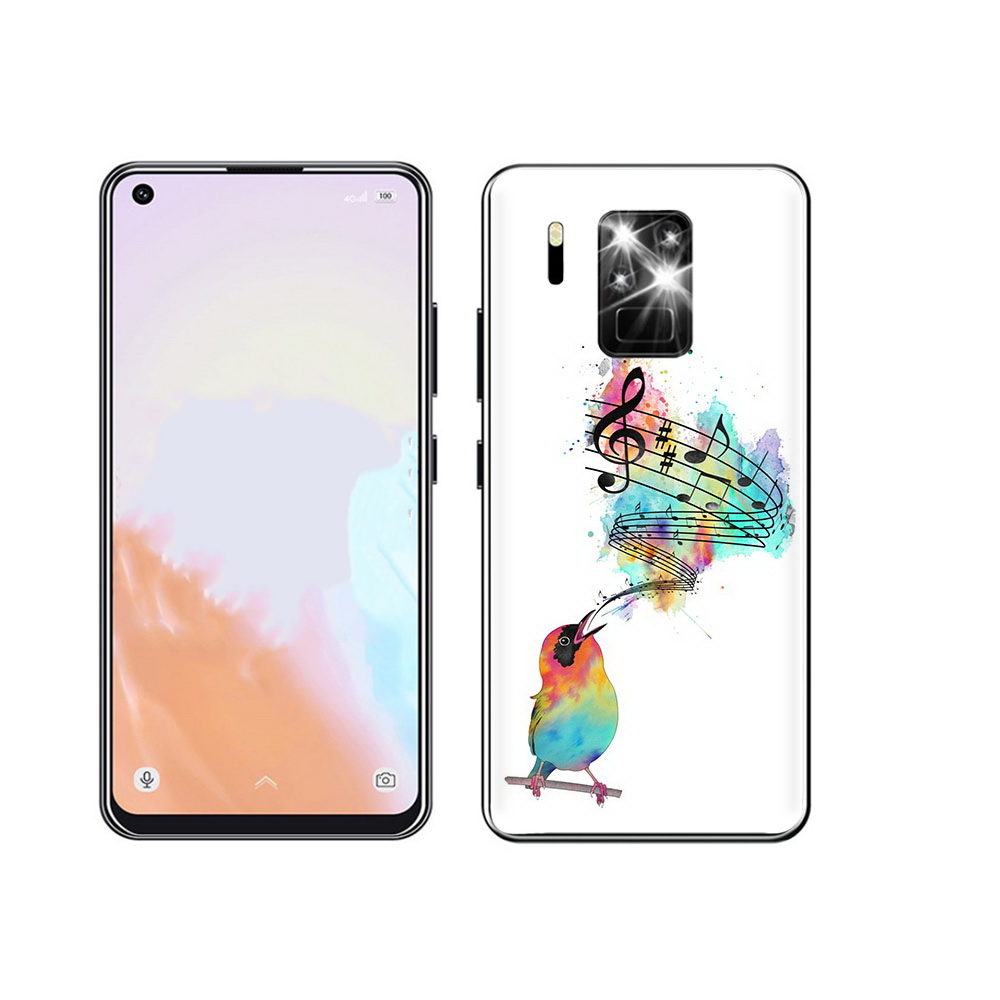 

Чехол MyPads Tocco для Oukitel C18 Pro певчая птичка, Прозрачный, Tocco