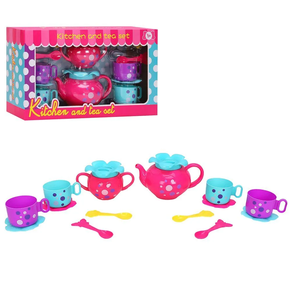 

Набор игрушечной посуды Amore Bello JB0210060, Розовый