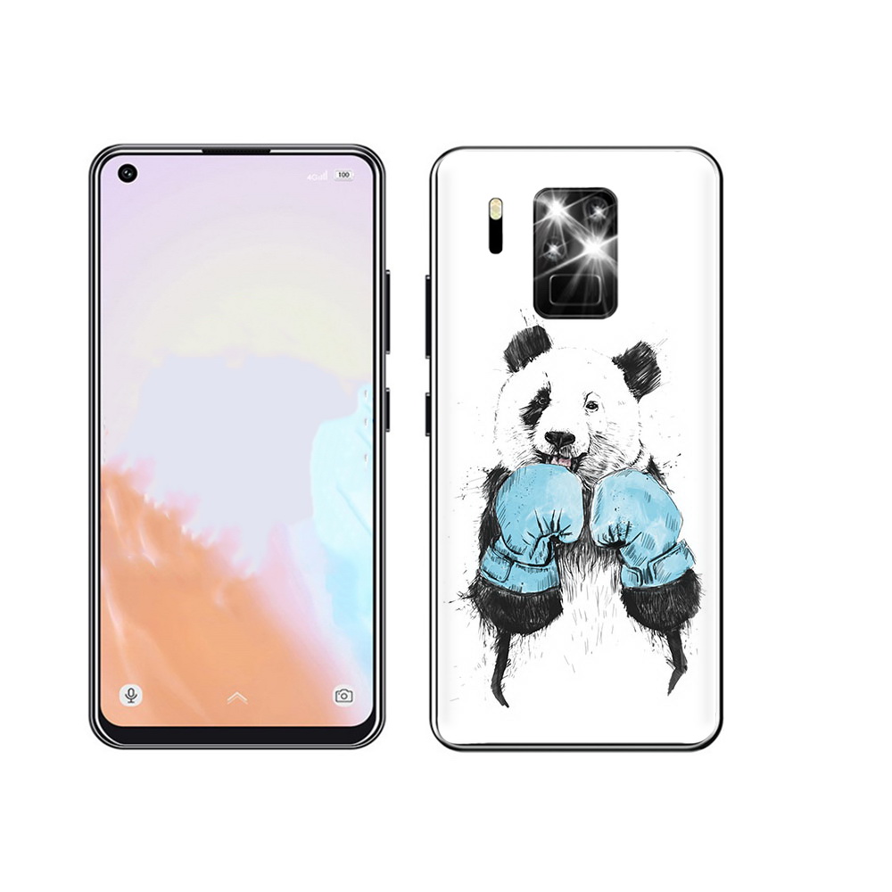 

Чехол MyPads Tocco для Oukitel C18 Pro панда боксер, Прозрачный, Tocco