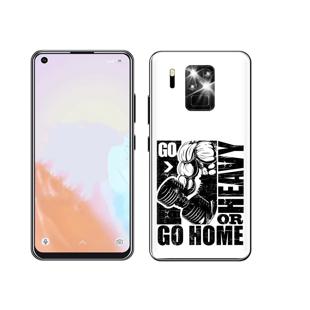 

Чехол MyPads Tocco для Oukitel C18 Pro накаченные руки, Прозрачный, Tocco