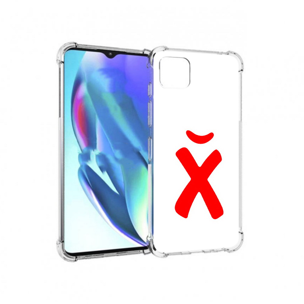 

Чехол MyPads Tocco для Motorola Moto G50 абстракция буква х (PT227066.350.209), Прозрачный, Tocco