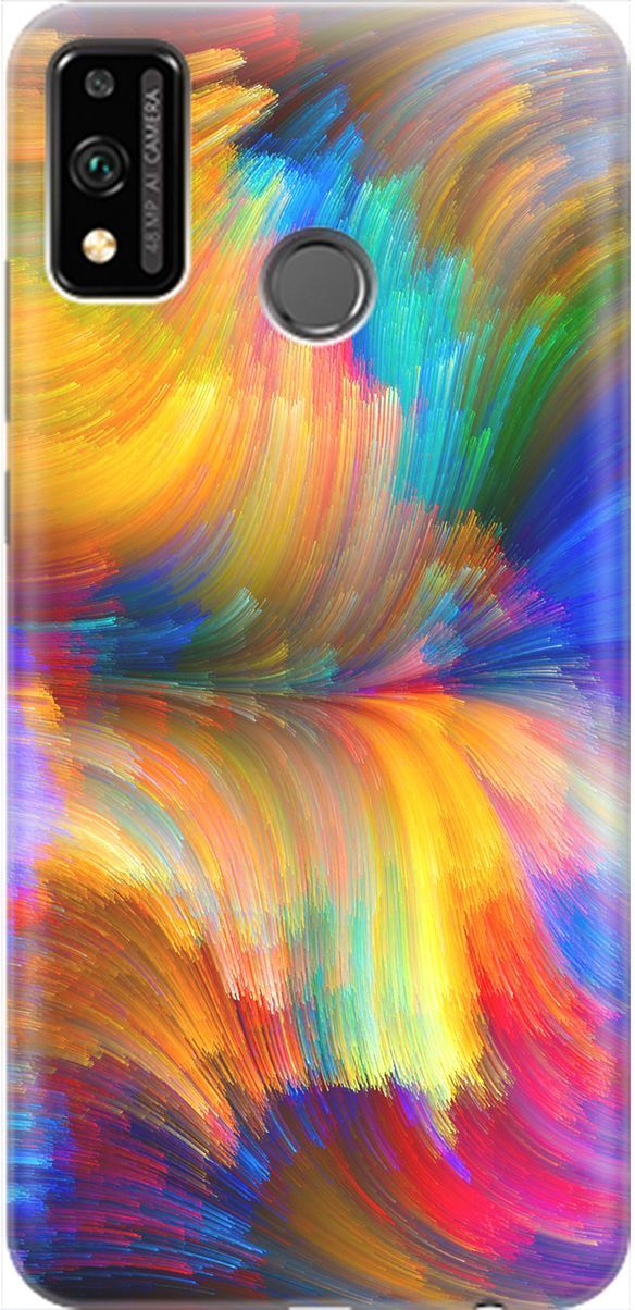 

Силиконовый чехол на Honor 9X Lite с принтом "Акварельное небо", Желтый;фиолетовый, 1889