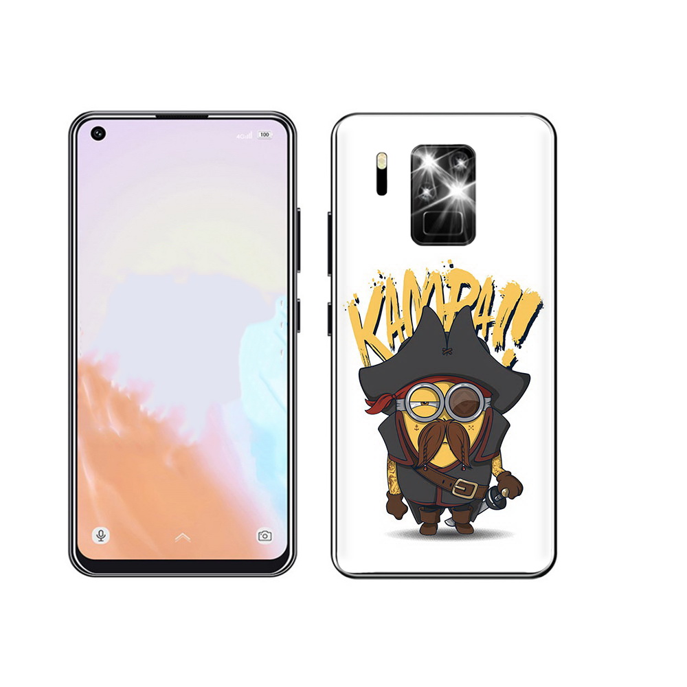 

Чехол MyPads Tocco для Oukitel C18 Pro миньон пират, Прозрачный, Tocco