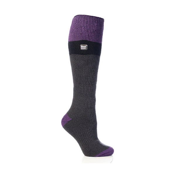 Термоноски женские SKI SOCK, charcoal/black/purple (37-42)