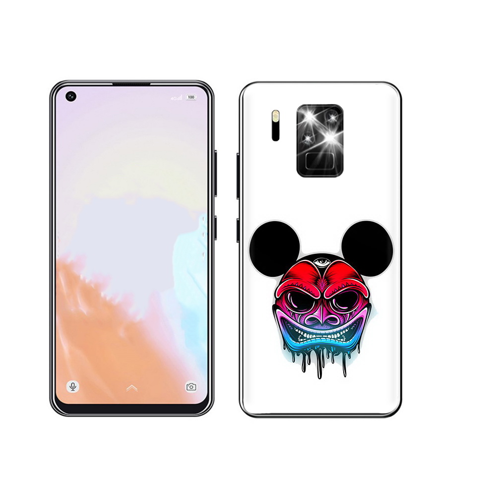 

Чехол MyPads Tocco для Oukitel C18 Pro микки в маске, Прозрачный, Tocco