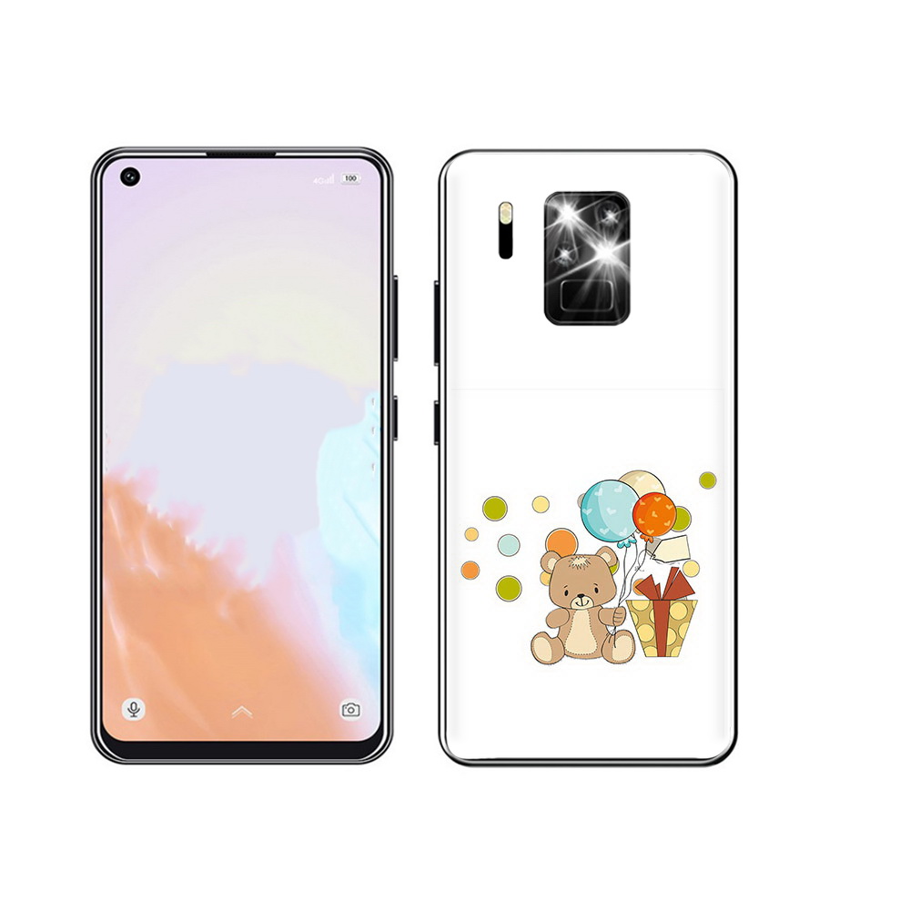 

Чехол MyPads Tocco для Oukitel C18 Pro медвеженок с подарком, Прозрачный, Tocco