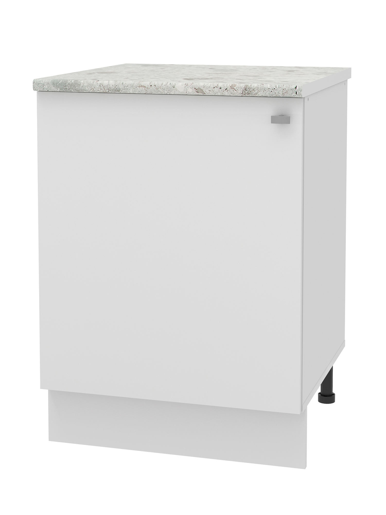 фото Кухонный модуль напольная тумба beneli скай, белый, 60х60х84 см, 1 шт