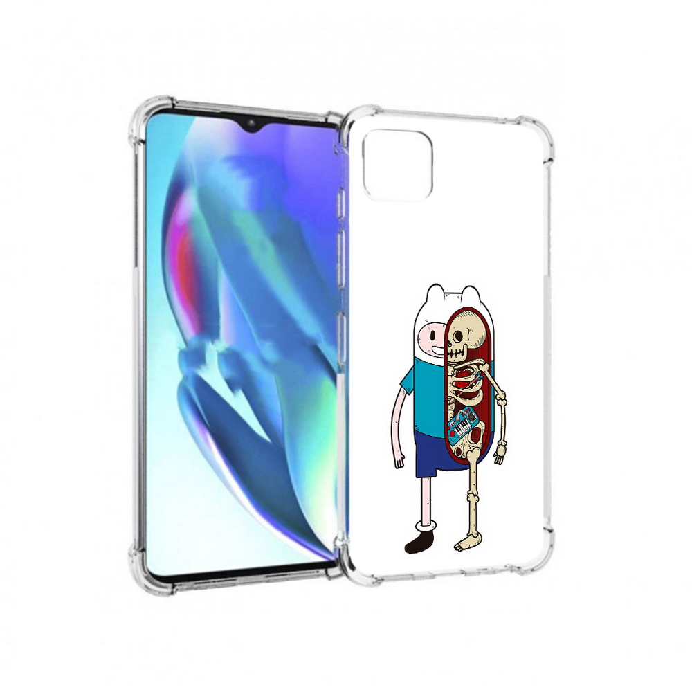 

Чехол MyPads Tocco для Motorola Moto G50 Финн скелет (PT227066.350.187), Прозрачный, Tocco