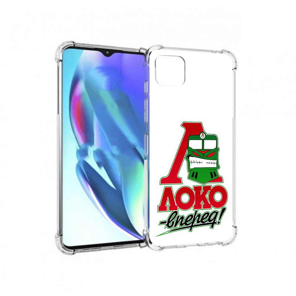 

Чехол MyPads Tocco для Motorola Moto G50 ФК локо вперед (PT227066.350.181), Прозрачный, Tocco