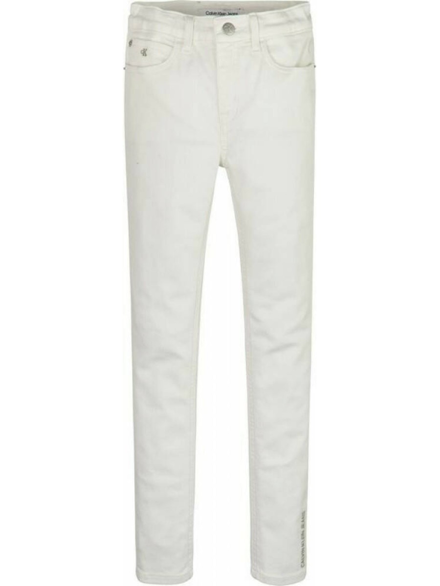 Джинсы детские Calvin Klein Skinny Hr White белый 104