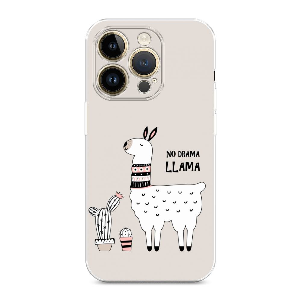 

Чехол Awog на Apple iPhone 14 Pro Max / Айфон 14 Pro Max "No drama LLama", 15050-2