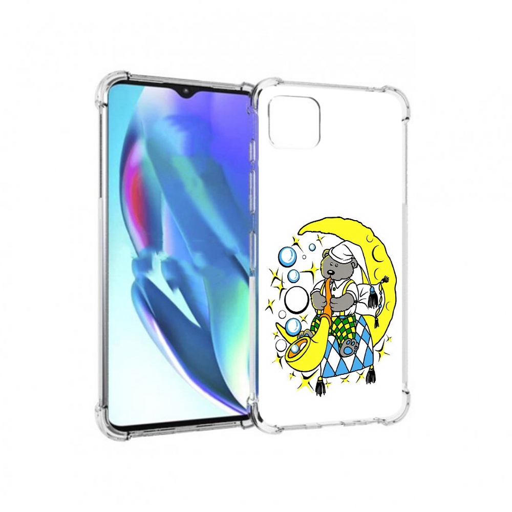 

Чехол MyPads Tocco для Motorola Moto G50 Сырная луна (PT227066.350.167), Прозрачный, Tocco