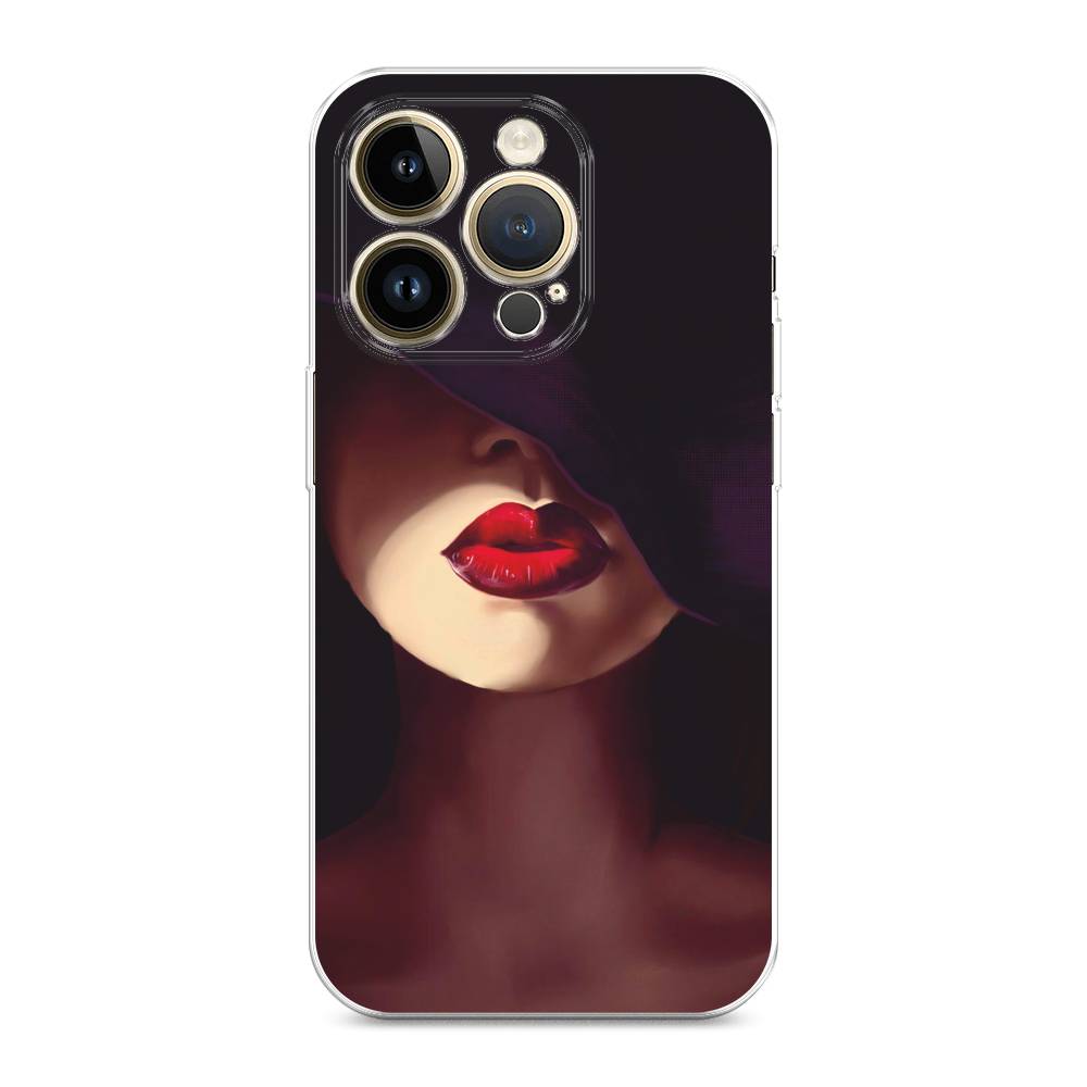 

Силиконовый чехол "Красные губы" для Apple iPhone 14 Pro Max, Разноцветный, 15050-7