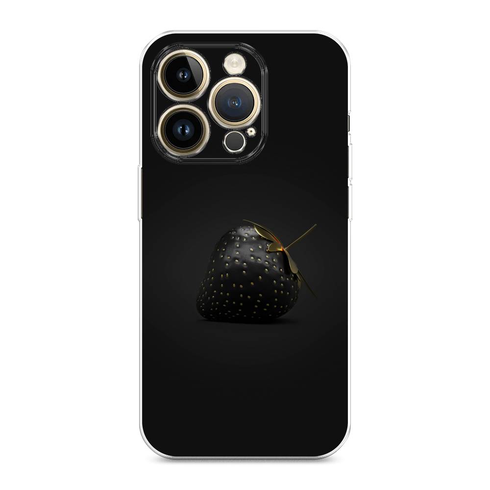 

Чехол Awog на Apple iPhone 14 Pro Max / Айфон 14 Pro Max "Черная клубника", 15050-10