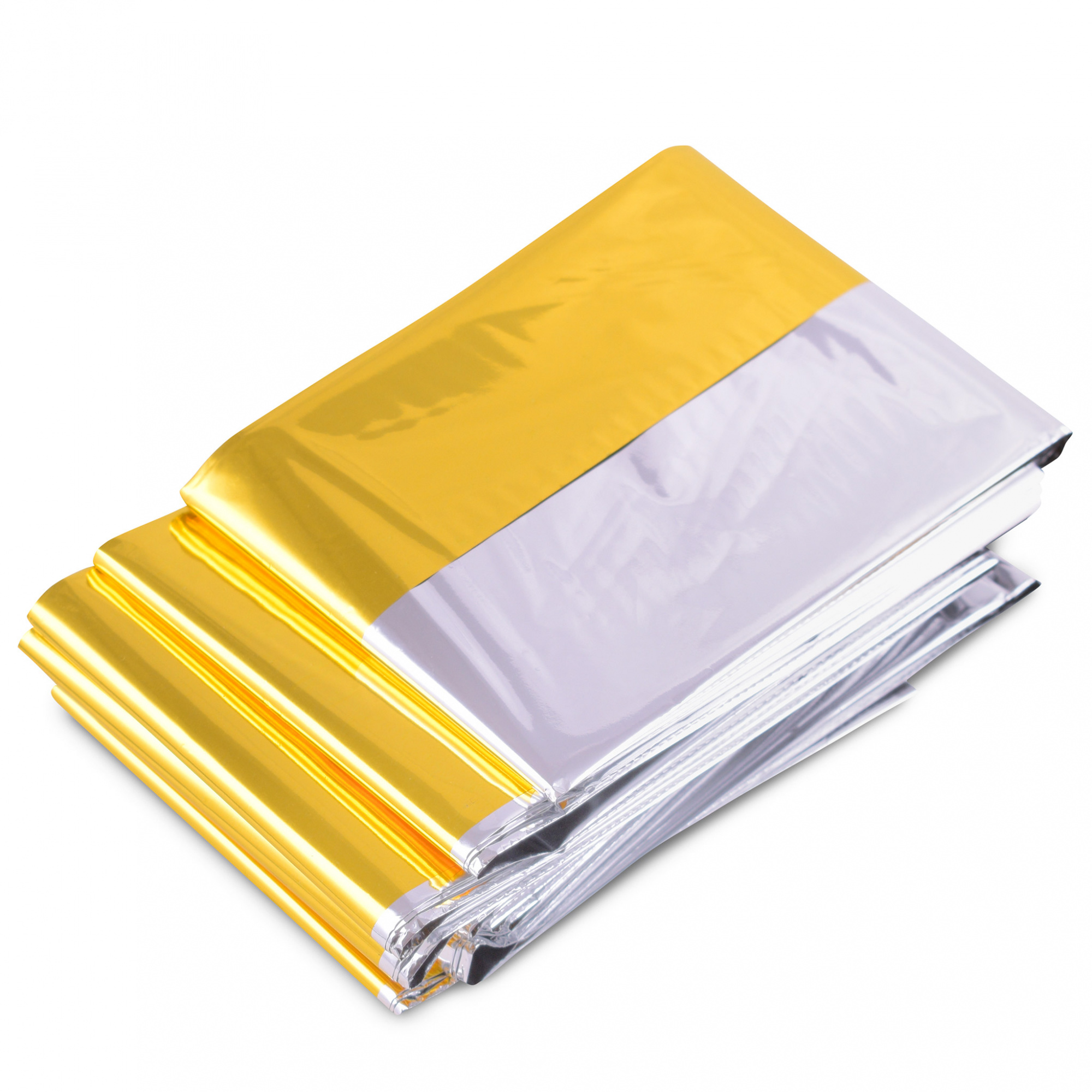 Спасательное термоодеяло EMERGENCY BLANKET (430808, Цвет Gold/Silver, Размер 130*210см)