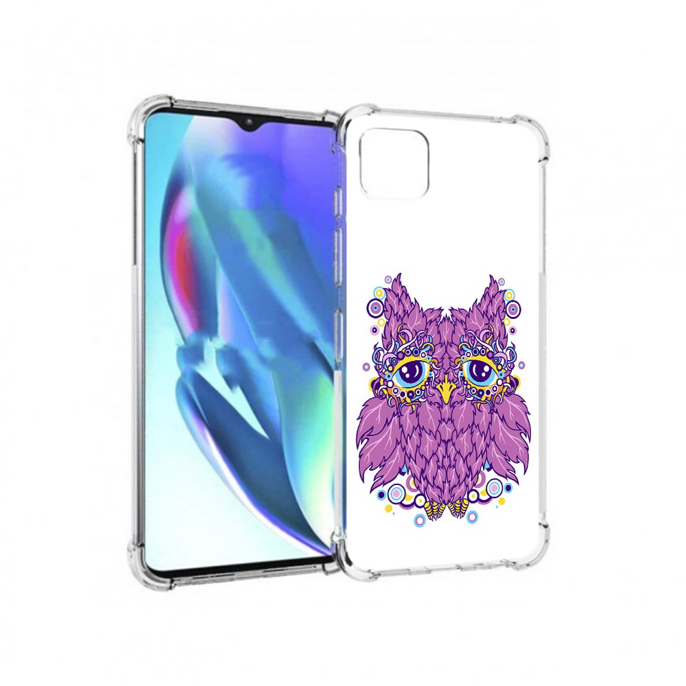 

Чехол MyPads Tocco для Motorola Moto G50 Розовая сова (PT227066.350.147), Прозрачный, Tocco