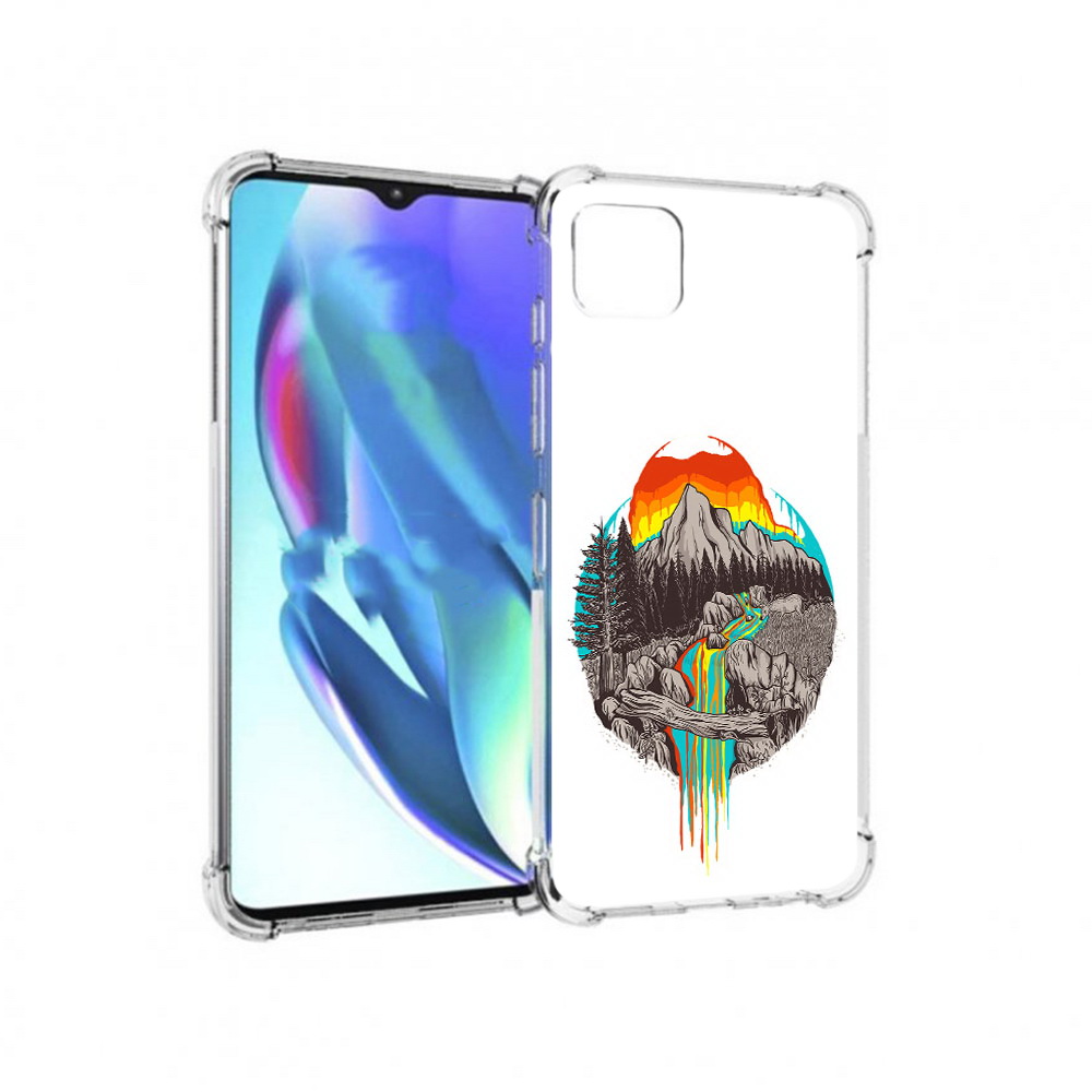 

Чехол MyPads Tocco для Motorola Moto G50 Радужный водопад (PT227066.350.144), Прозрачный, Tocco