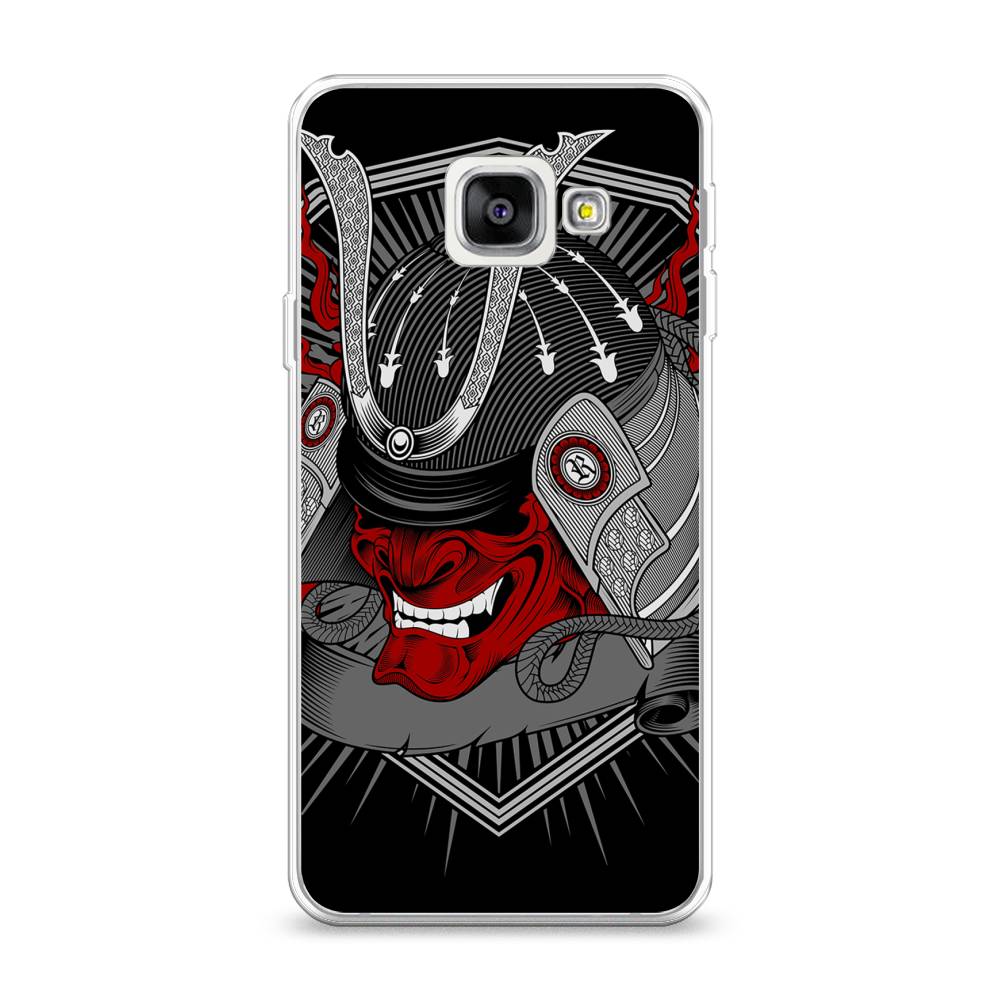 

Чехол на Samsung Galaxy A3 2016 "Красная маска самурая", Белый;красный;черный, 20250-4