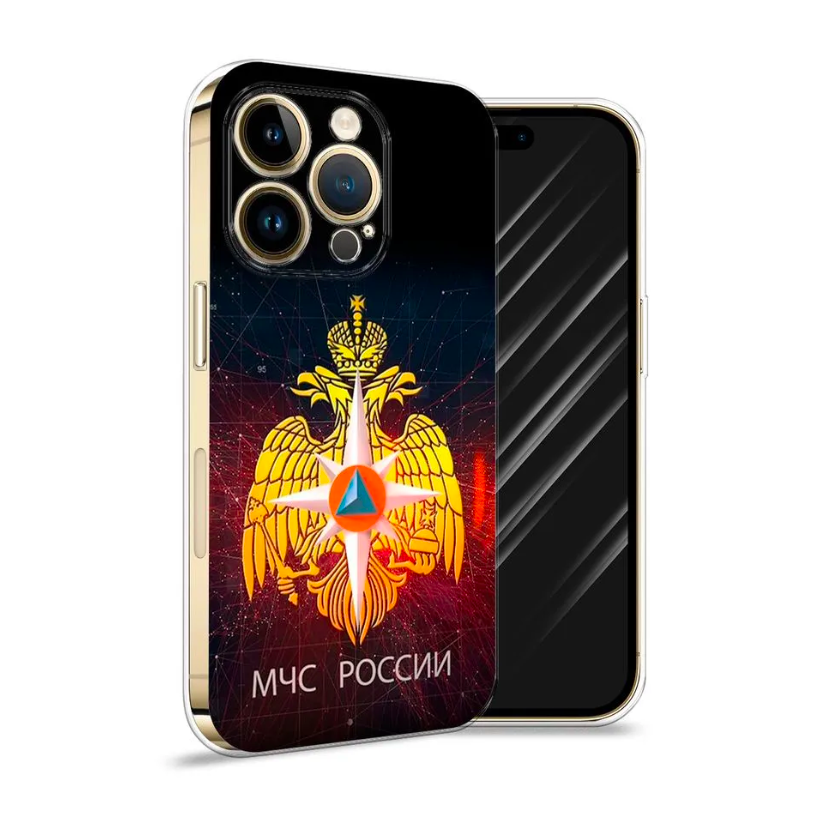 

Чехол Awog на Apple iPhone 14 Pro Max / Айфон 14 Pro Max "МЧС России", Разноцветный, 15050-5