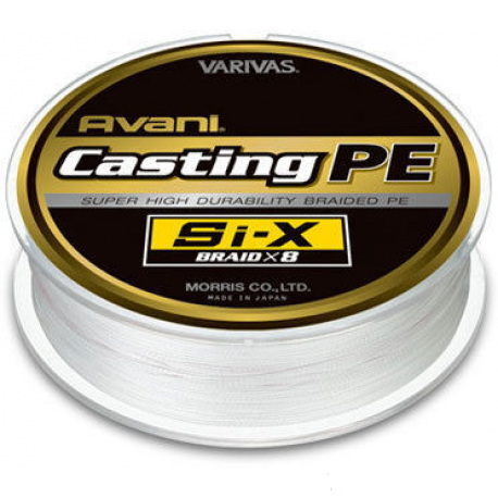 Шнур плетёный Varivas PE8 Avani Casting PE Si-X 400m #8 115LB