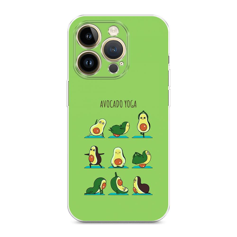 

Чехол Awog на Apple iPhone 14 Pro Max / Айфон 14 Pro Max "Авокадо йога", 15050-10