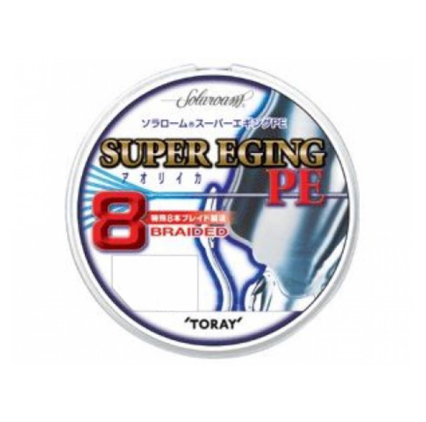 Шнур плетёный PE Toray SUPER EGING PE 8 BRADE 150м #1.0 multicolor 8,5кг.