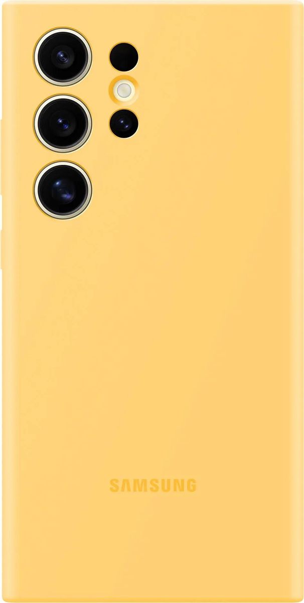 

Чехол Samsung Silicone Case для Galaxy S24 Ultra, желтый (ef-ps928tyegru), Silicone Case