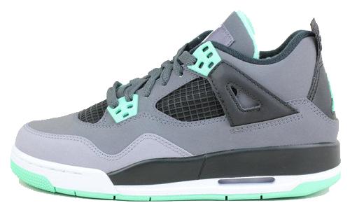 

Кеды унисекс Jordan Air Jordan 4 Low GS серые 39 EU, Серый, Air Jordan 4 Low GS