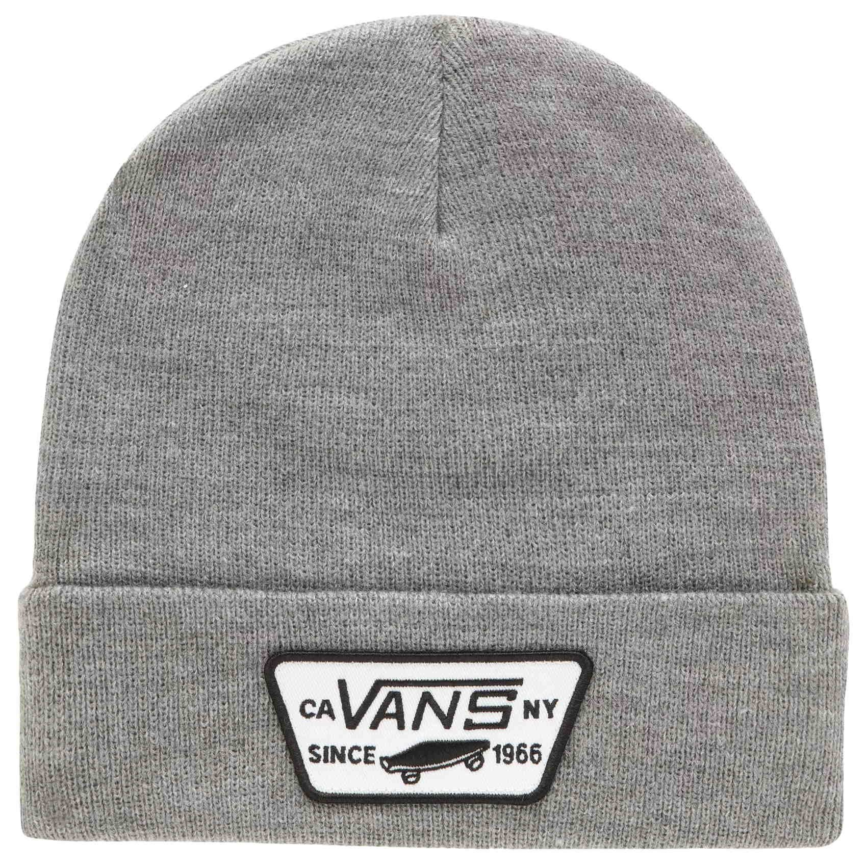 

Шапка бини мужская Vans VUOUHTG серая, Серый, VUOUHTG