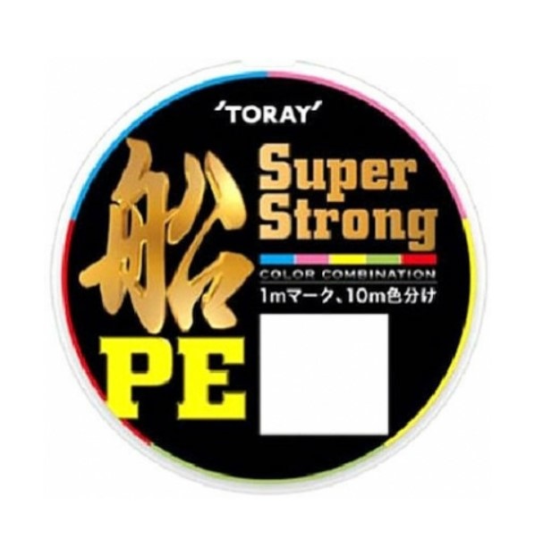 

Шнур плетёный PE Toray SUPER STRONG FUNE PE 150m #0.8