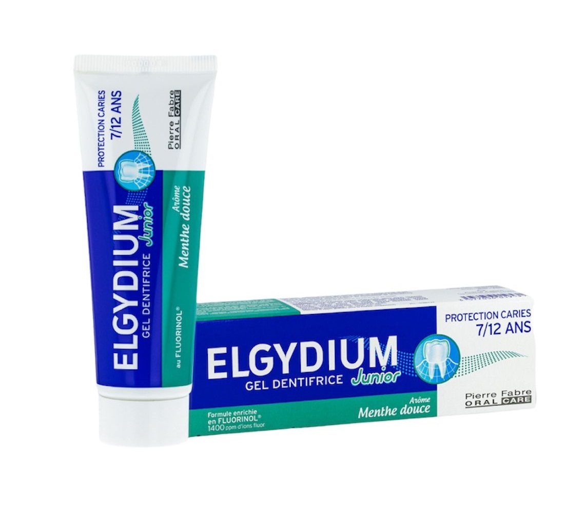 Зубная паста Elgydium Junior Мята (7-12 лет), 50 мл органическая зубная паста с ксилитом мята azetabio