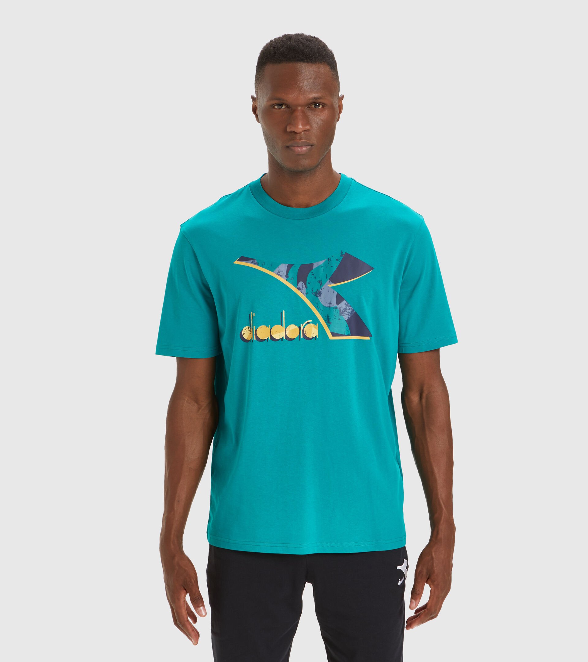 

Футболка мужская Diadora DR10217774870079 бирюзовая M, DR10217774870079