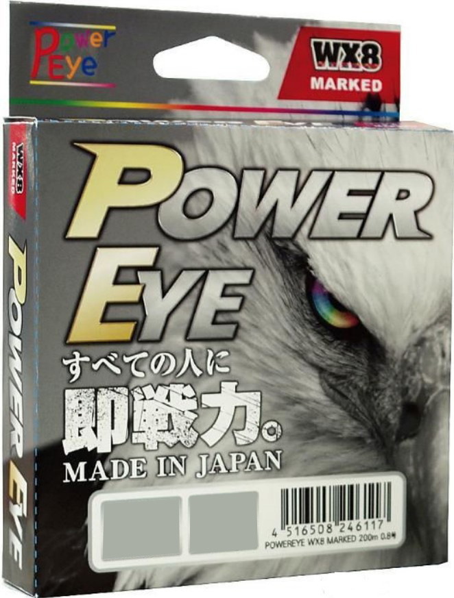 

Шнур плетёный PE Power Eye WX8 MARKED #2.0 150м 13,5кг