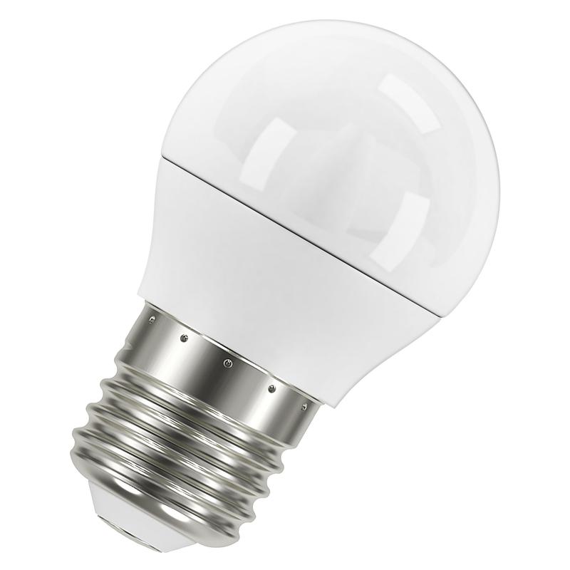 Лампа светодиодная LED 10SW/840 шар матовая E27 230В 10х1 RU OSRAM 4058075579927