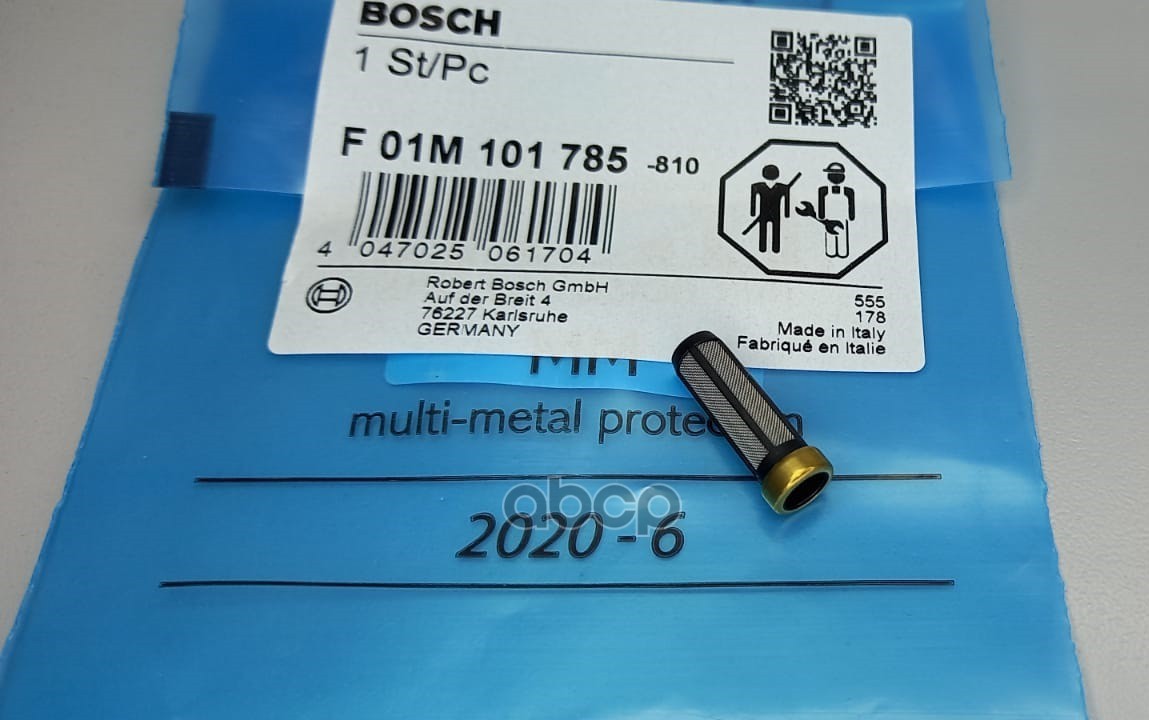 F 01m 101 785_фильтрующий Элемент Сетчатый! Bosch арт. F01M101785