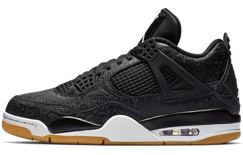 

Кеды унисекс Jordan Air Jordan 4 black laser черные 40 EU, Черный, Air Jordan 4 black laser