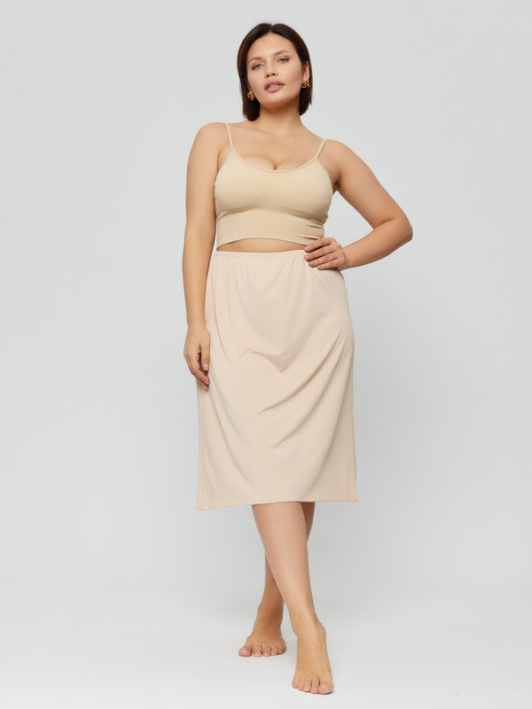 Нижняя юбка женская RIDAN'S ND23001 бежевая 38 RU