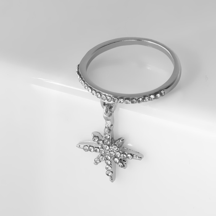 

Кольцо из бижутерного сплава р. 16 Queen Fair 9340152, стразы