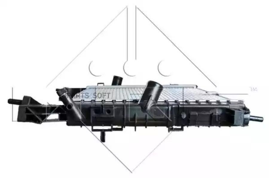 

Nrf 53475 радиатор Системы Охлаждения Opel Meriva 1.3cdti/1.7dti 03> NRF арт. 53475