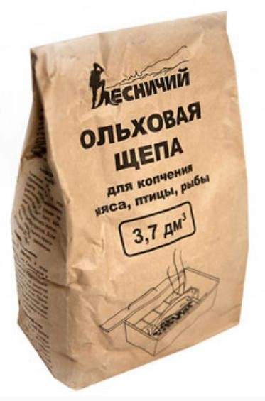 

Щепа для копчения Лесничий Ольховая 500 г