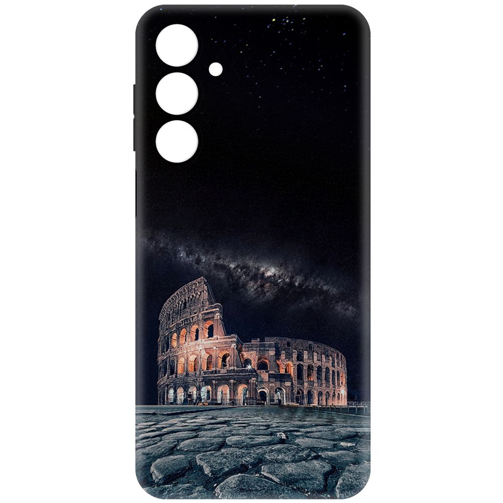 

Чехол-накладка Krutoff Soft Case Италия, Колизей для Samsung Galaxy A16 черный