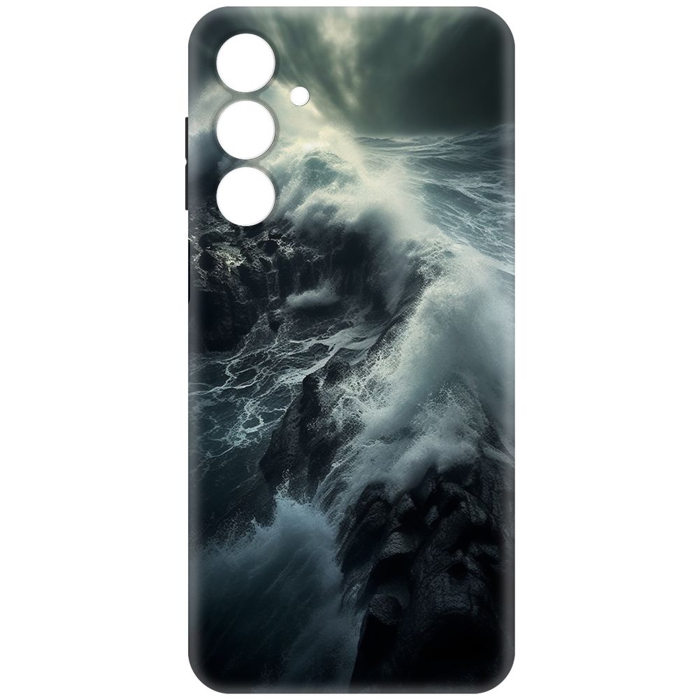 

Чехол-накладка Krutoff Soft Case Шторм для Samsung Galaxy A16 черный