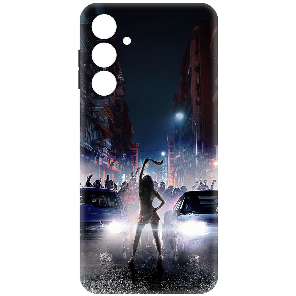 

Чехол-накладка Krutoff Soft Case Форсаж. Стритрейсинг для Samsung Galaxy A16 черный