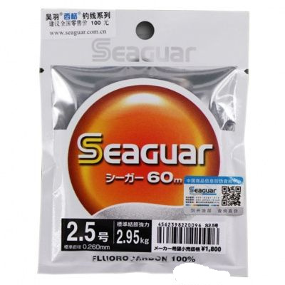 Флюорокарбон Kureha - SEAGUAR 60m #7 0,435mm 6,8кг